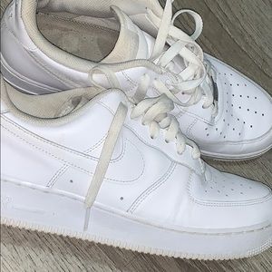 White Mens Air Force Ones!